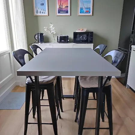 Hypercentre Avec Vue Panoramique Lägenhet Brest